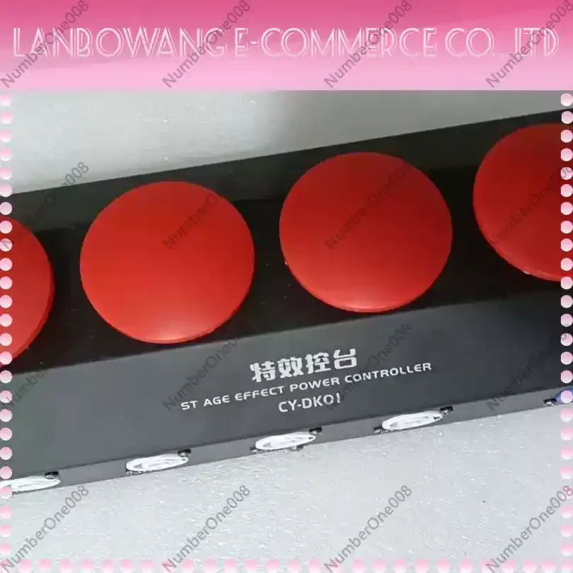 Jmz Single Trigger Pull Box 4-Channel Mini Power Controller for Stage Light with Red Soloflash Button Effect Console