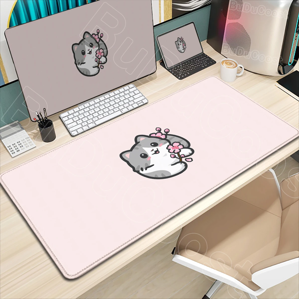 

Simple Patterns Mouse Pad Laptop Anime Gamer Cabinet Keyboard Cute Cartoon Desk Mat PC Gaming Mousepad Office Desk Accessories