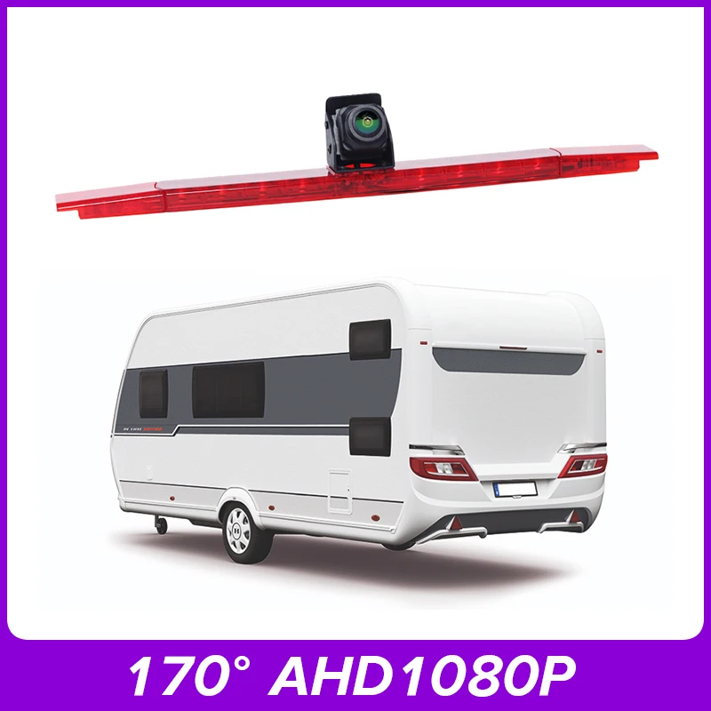 

AHD 1080P 170° For all installing any flat car body COMMERCIAL VEHICLES LED Brake Light Camera Night vision waterproof