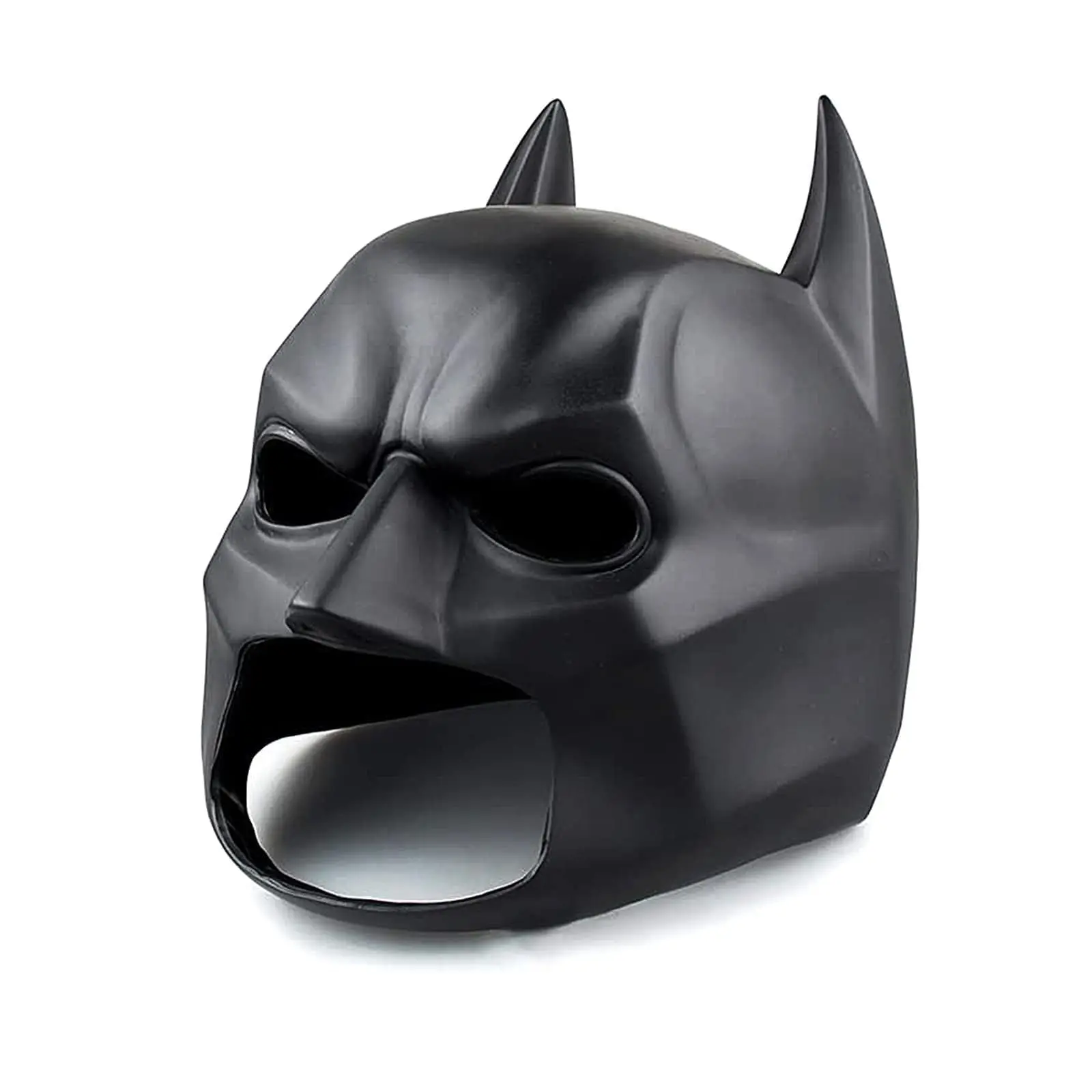 배트맨 마스크 풀 페이스 블랙 마스크 성인 남성용 슈퍼히어로 배트 마스크 할로윈 카니발 코스튬 액세서리 헤드웨어 블랙 헬멧