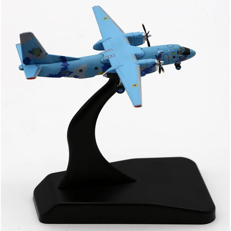 LH4327 Alloy Collectible Plane Gift JC Wings 1:400 Ukrainian Air Force Antonov AN-26 Diecast Aircraft Model 08 With Stand