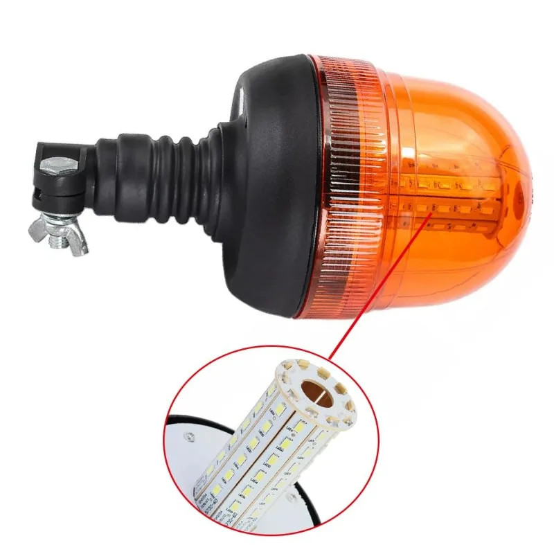 60 ضوء تحذير LED للمركبات الهندسية ضوء ستروب للآلات الثقيلة والمركبات الزراعية 12-24 فولت ضوء فلاش السقف #2