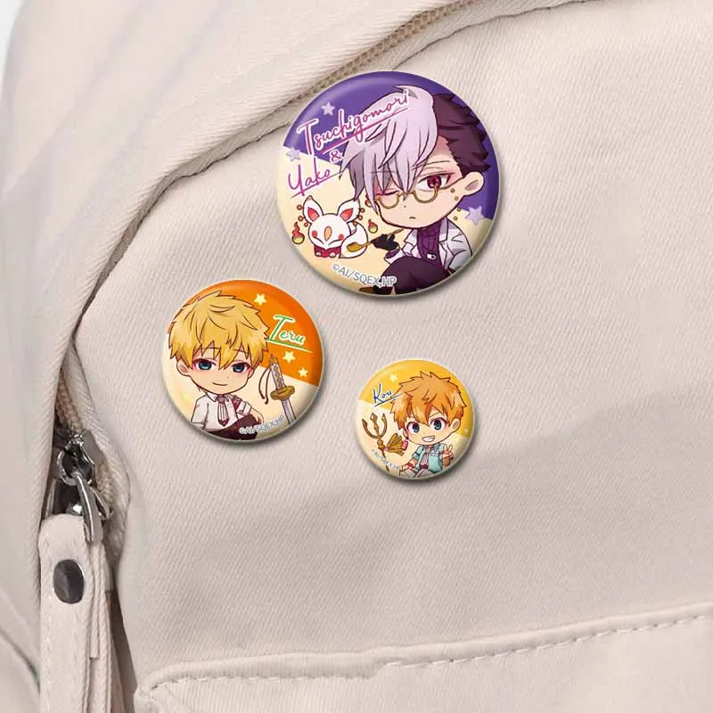 Anime Figure Kou Minamoto/Hanako-kun/Nene Yashiro/Aoi Akane/Sakura Nanamine/Sousuke Mitsuba Badge Buttons Pins for Clothes Decor