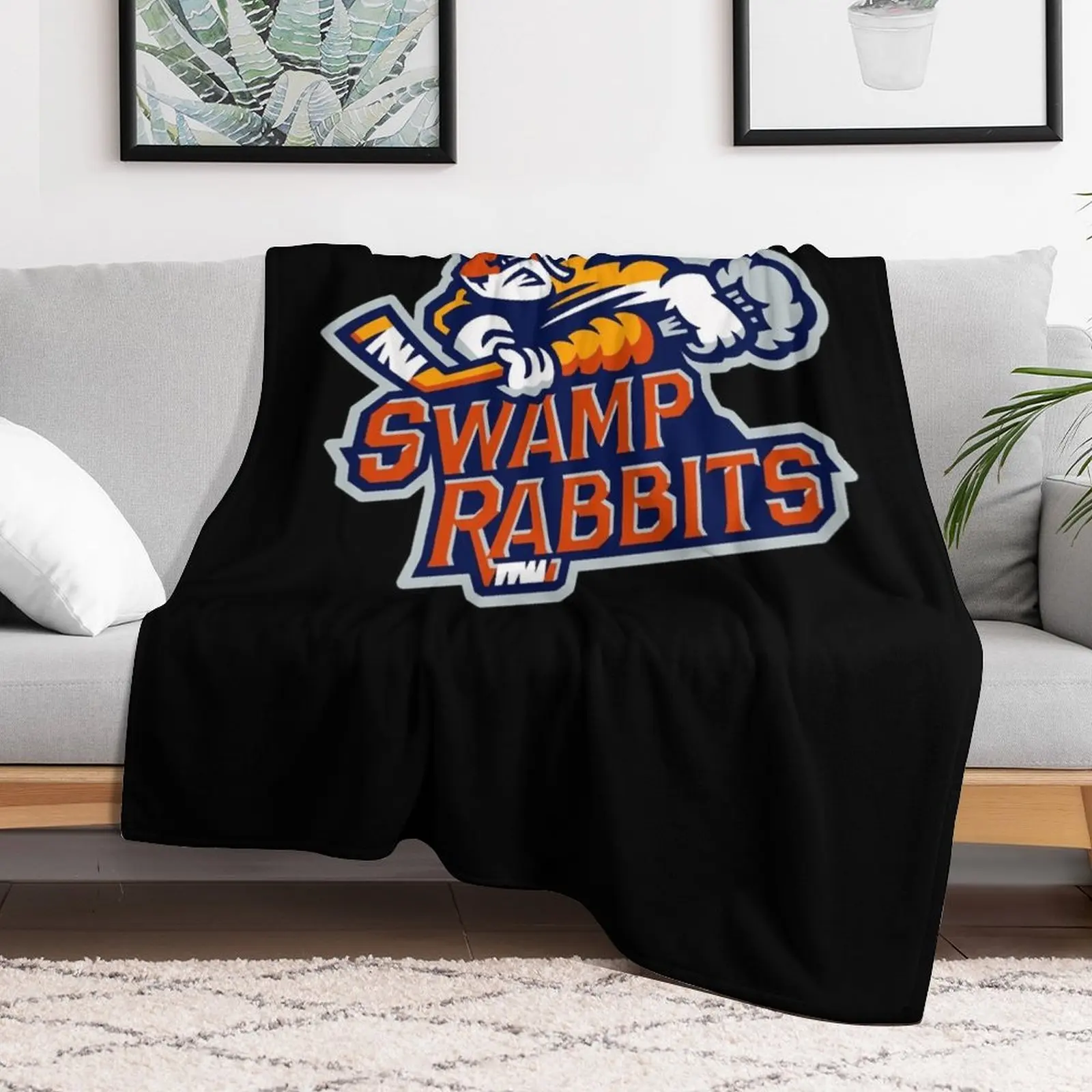 GREENVILLE SWAMP RABBITS Throw Blanket for winter Blankets For Sofas Blankets