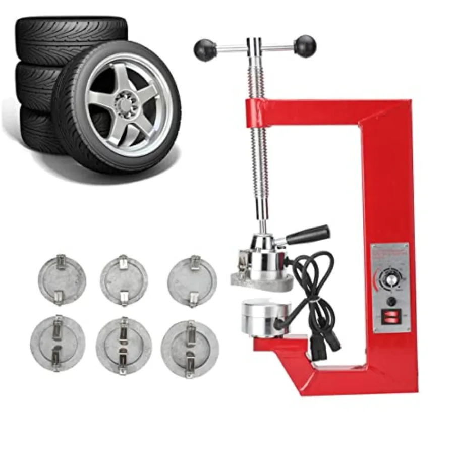 Tire Auto Repair hine Kit 110V Spot Tire Vulcanizing hine Adjustable Height Tower Tire Spread hine Vulcanizer Garage Equipment