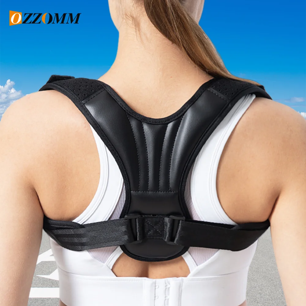 1PC Back Posture Correction Belt,Hunchback Prevention Correction of Sitting Posture,Unisex Breathable Body Shaping Support Brace