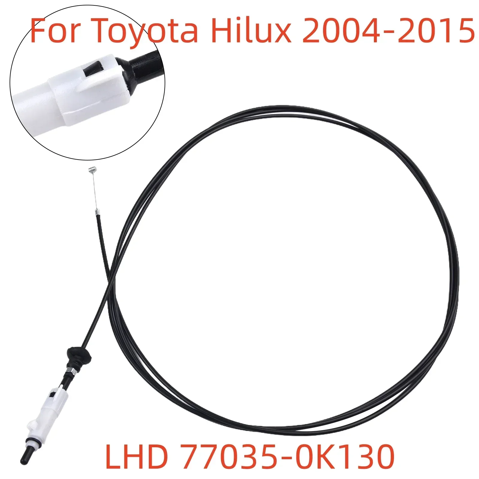 LHD Fuel Lid Cable Fuel Cap Cable For Toyota For Hilux 2004-2015 77035-0K130 Replace Automobiles Parts