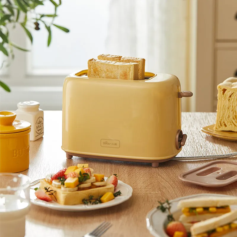 Bear toaster, toaster, automatic breakfast maker, 2 heated sandwiches