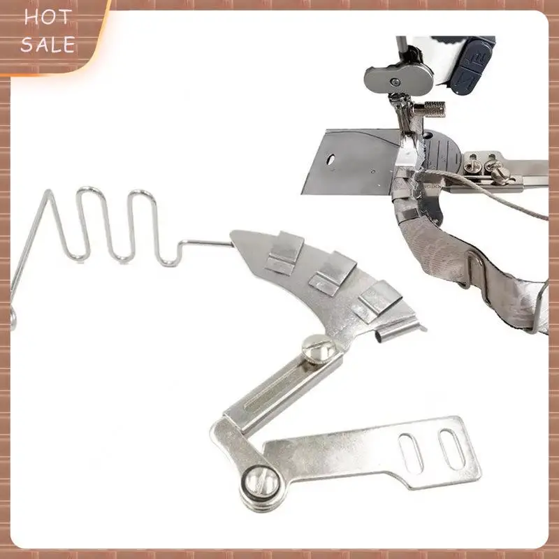 24-Hour Delivery Sewing Machine Foot 4 In 1 Stainless Steel Cording Guide Sewing Machine Embedded Presser Foot For Dressmaking