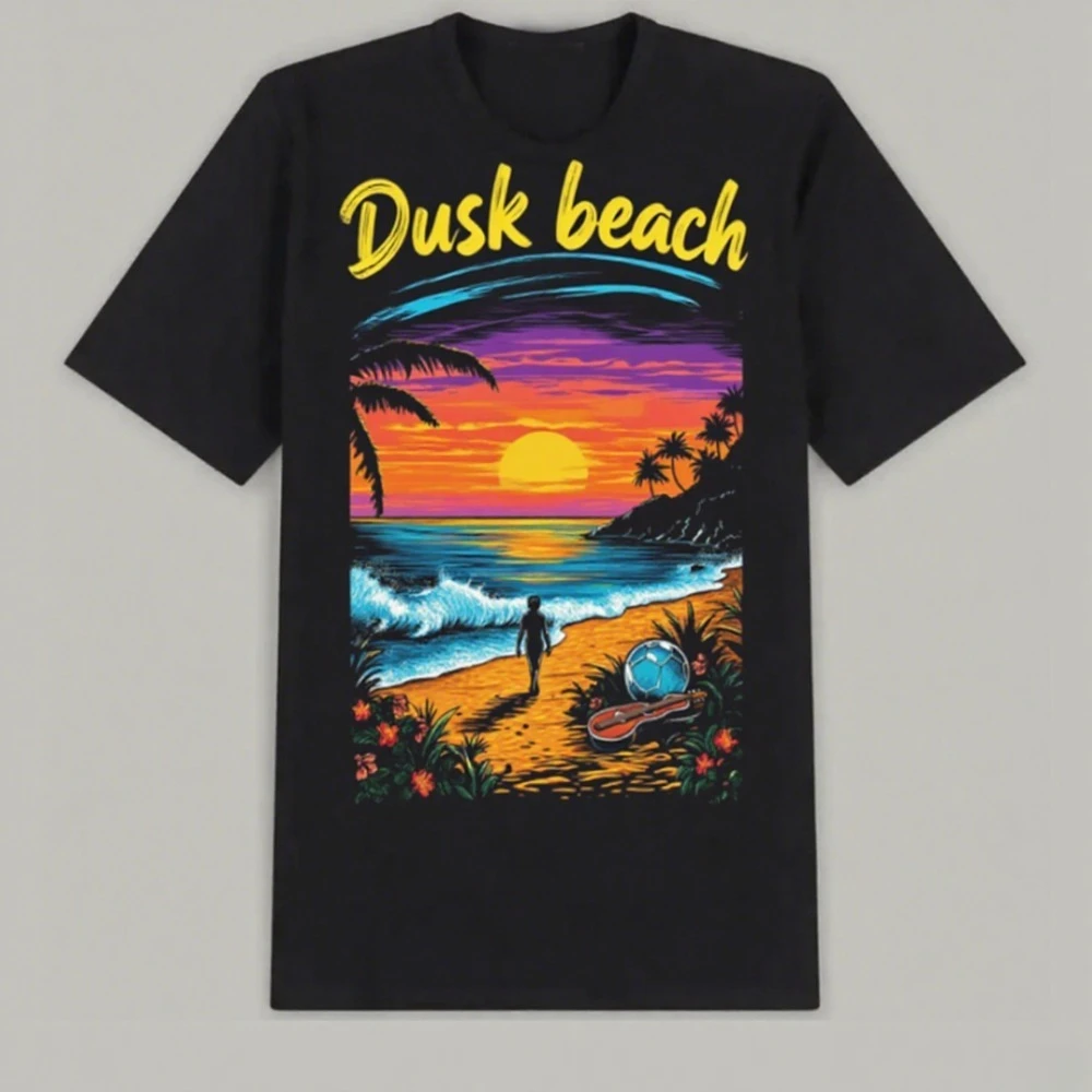 Emerging Art Daily Style Women's New Street Style Trend Printing Cotton Short-sleeved T-shirt Couple Tide Brand Breathable Tops