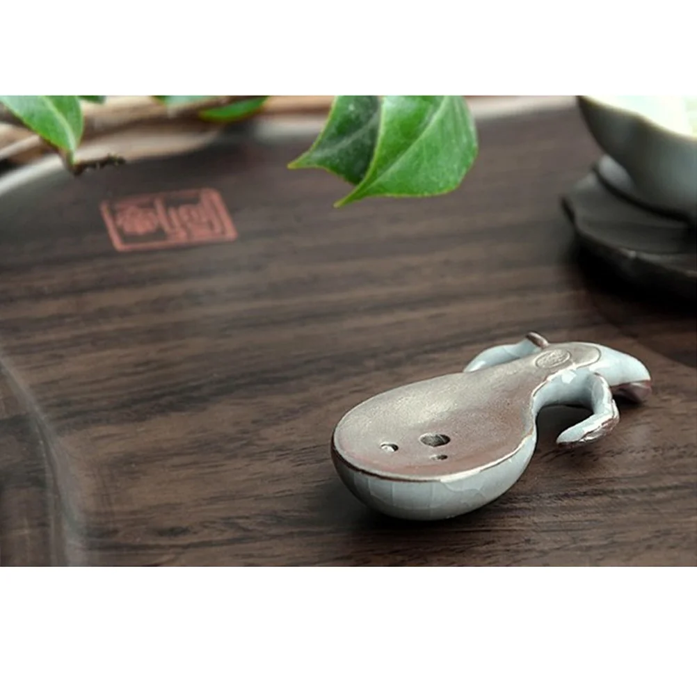 

Tea Nourished Water Buffalo Porcelain Pet Handmade Kiln Ceramic for Tea Ceremony Ornament Culture Enthusiast Gift