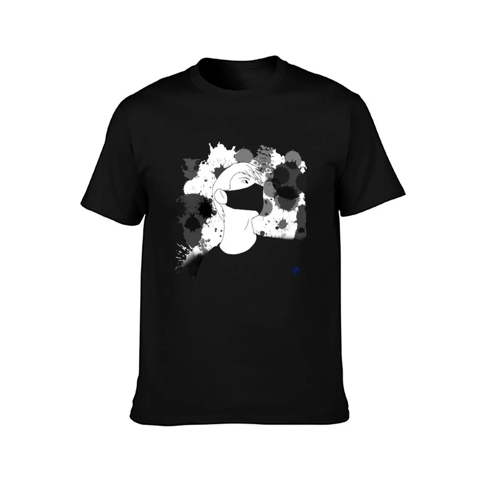 Infection T-Shirt Large Size Loose Casual Tee T-Shirt