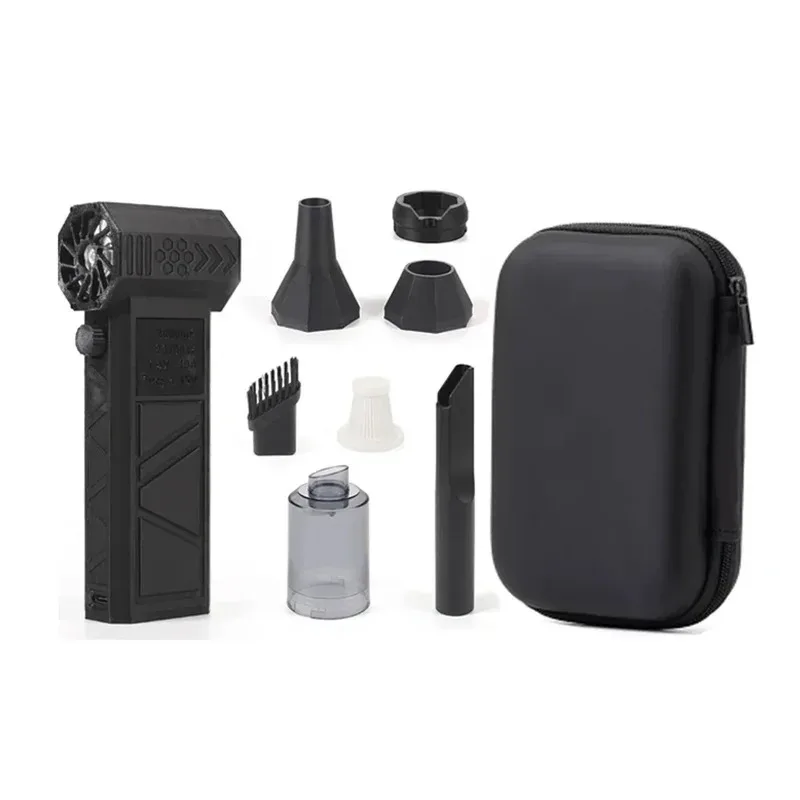 

800,000RPM Mini Air Blower Vacuum Cleaner Turbo Jet Fan Wind Speed 53m/S Electric Turbo Blower Blowing For Car/PC Dust Dryer