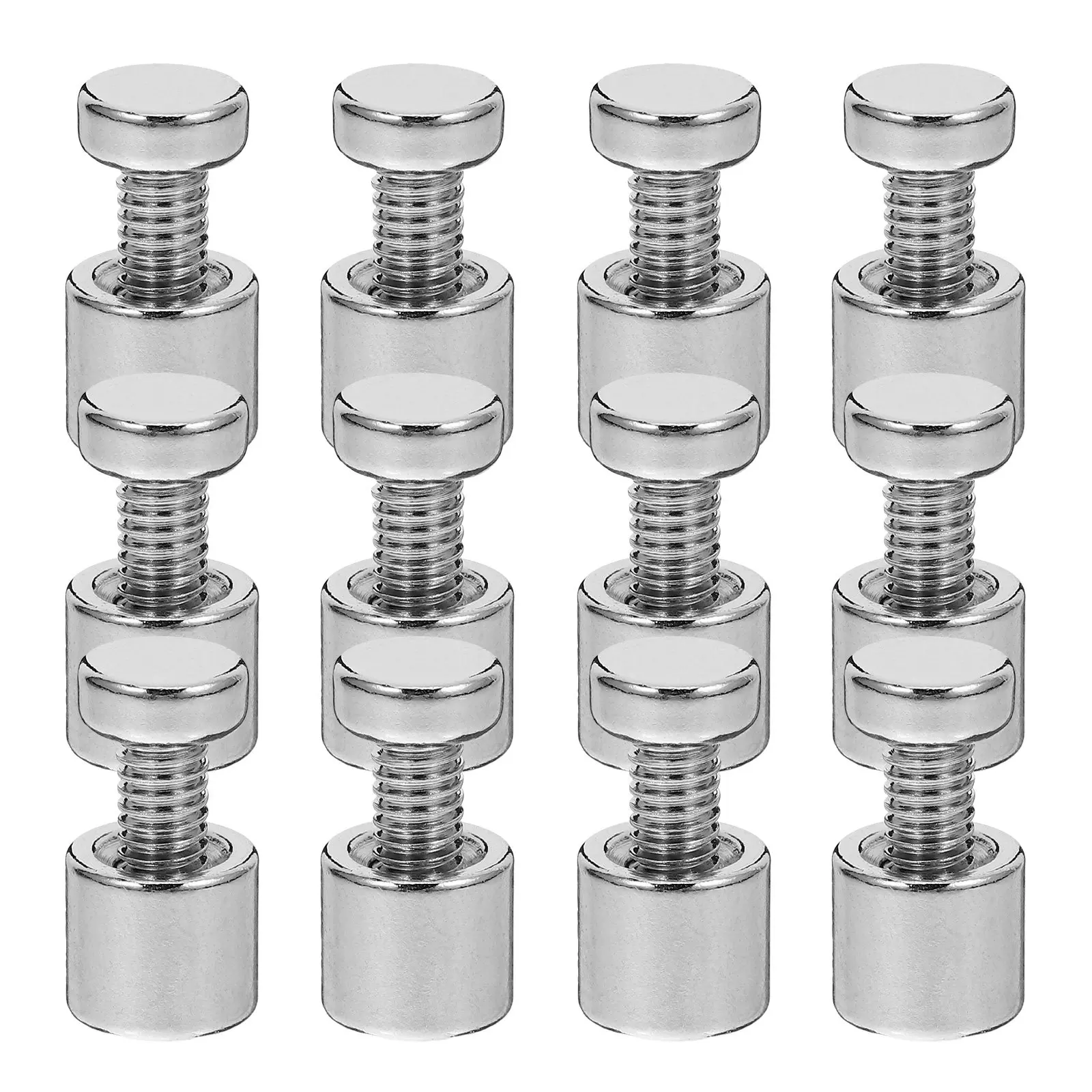 12Sets Heavy Duty Metal Standoff Screws for Photo Frames Acrylic Glass Signs Wall Mounting Hardware Advertising Sign Holders