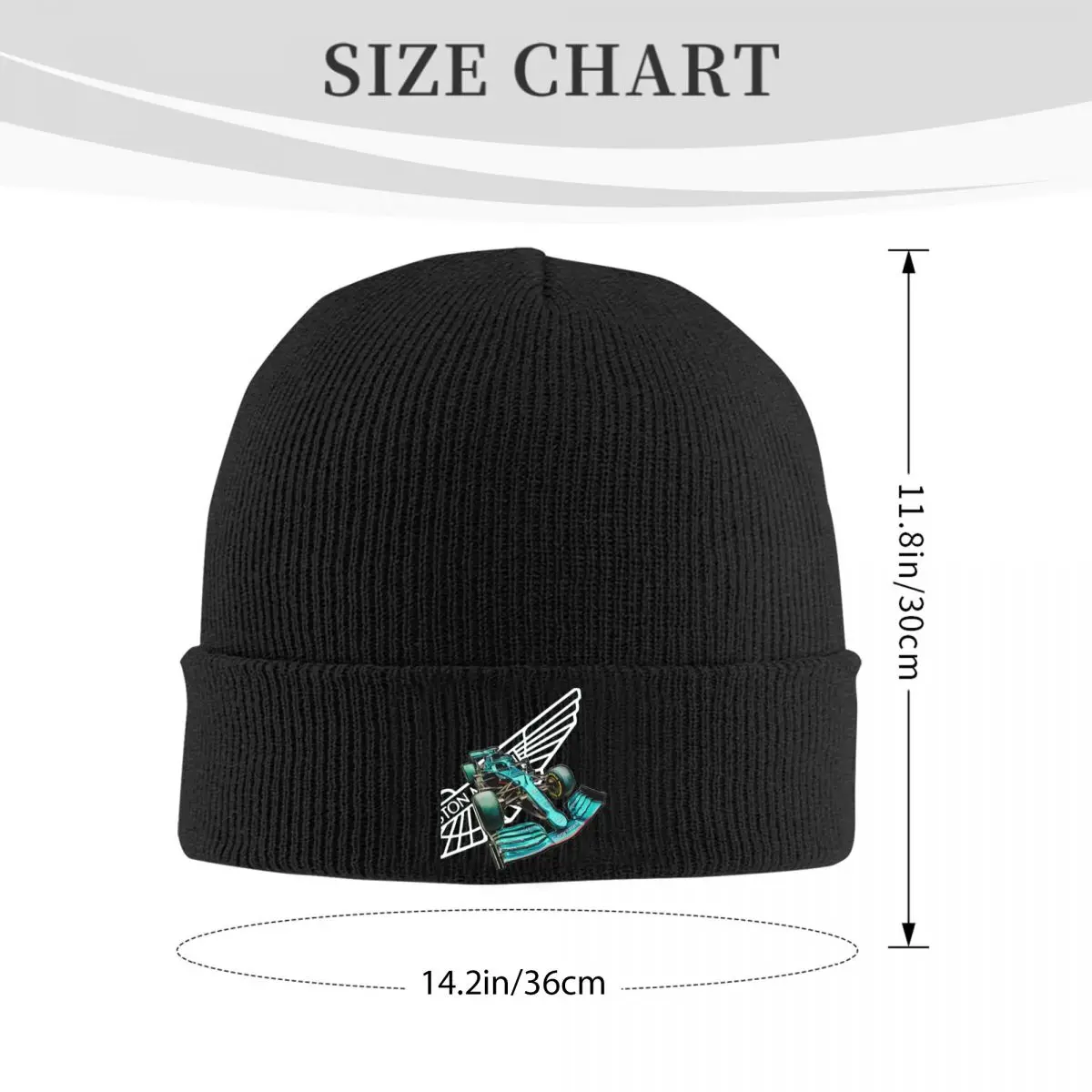 Aston Martin Car Knit Hat Beanie Winter Hat Warm Hip-hop Cap for Men Women Gift