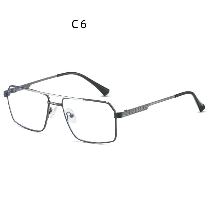 New Transparent Glasses Square for Men with Myopia Male Female Flat Light Large Square Frame Anti Blue Light Glasses Frame