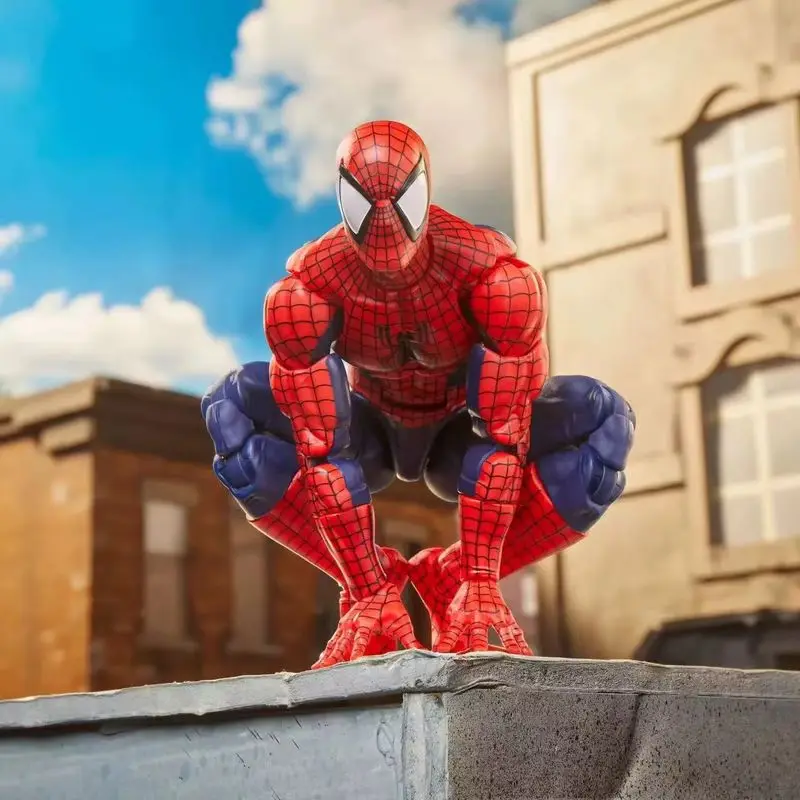 En stock: Figura de acción de Spider-Man de la serie Ultimate Maximum de Marvel Legends, 6 pulgadas, alta calidad, modelo coleccionable, regalo para aficionados.