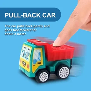 سيارة هندسية صغيرة بالقصور الذاتي ، مركبة احتكاك بلاستيكية ، لعبة طراز شاحنة للأطفال ، هدية عيد ميلاد للصبي والفتاة ، 1 حقيبة ، 6 قطع أفضل 6 هدية مبيعات للصبي 18 سنة - No5