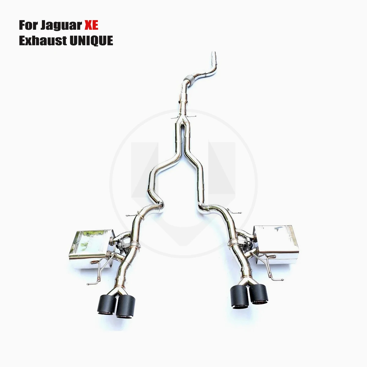 

UNIQUE For Jaguar XE 2.0T ss304 high performance catback valve exhaust system with exhaust muffler