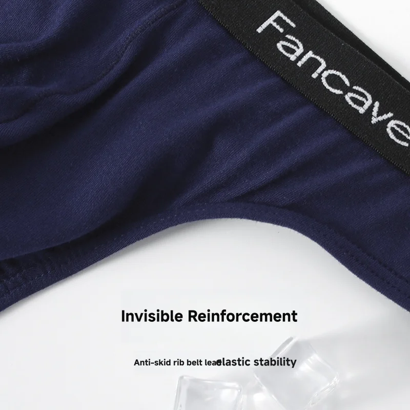 Fancave Men's Sexy Thong Underwear, Fashionable Bikini, Breathable U-Convex One-Line Briefs image 5