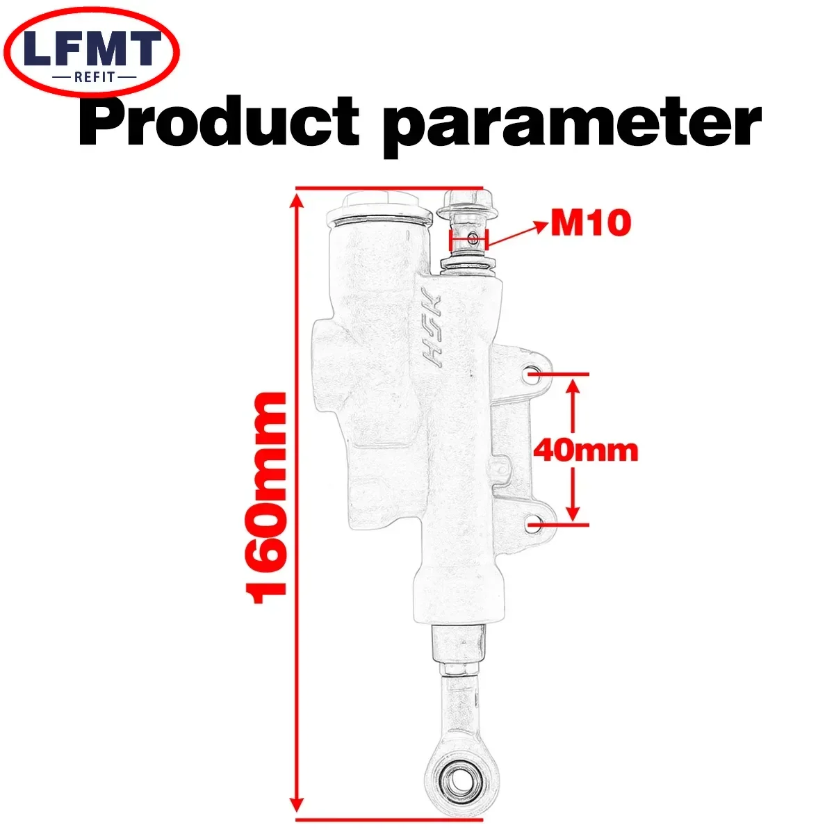 25 سنتيمتر المحور الخلفي الفرامل الجمعية الكبح مضخة الفرجار قوس ل KTM 125-530 XCW XCFW EXC EXCF SX SXF XC XCF ستة أيام 2004-2024