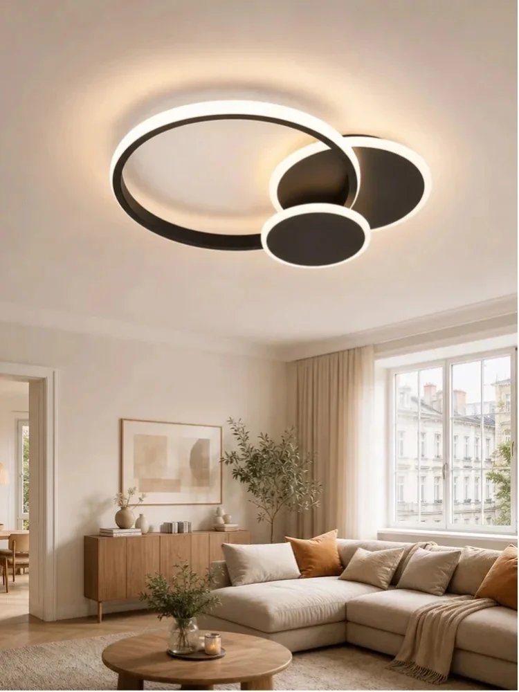 32W Moderne Runde LED-Deckenleuchte 3000K 4500K 6500K 3 Farben mit Speicherfunktion Deckenlampe für Wohnzimmer Schlafzimmer Zuhause 220V