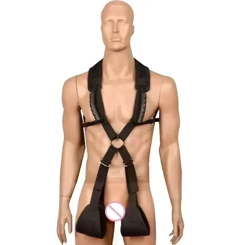 نظام ضبط النفس عبودية الجنس المثيرة النايلون زوجين يتأرجح حزام ضبط النفس مجموعة BDSM الجنس لعب للرجل المرأة والأزواج ألعاب الكبار