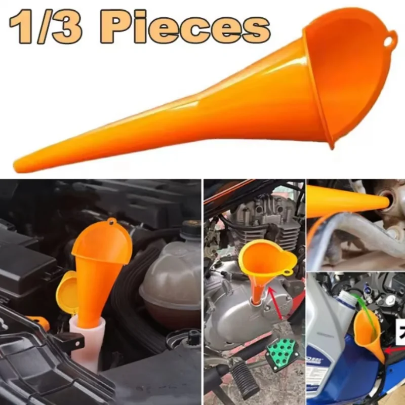 

Car forklift motorcycle engine oil adding funnel tool household multifunctional filling tool for auto repair and maintenance