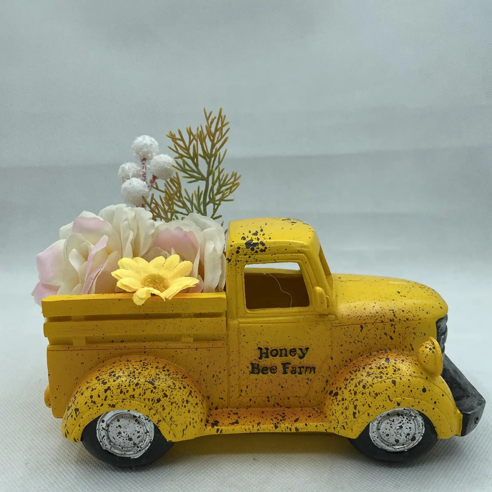 

Retro Style Truck Flower Pot Succulent Planter Ornament Vase for Home Office