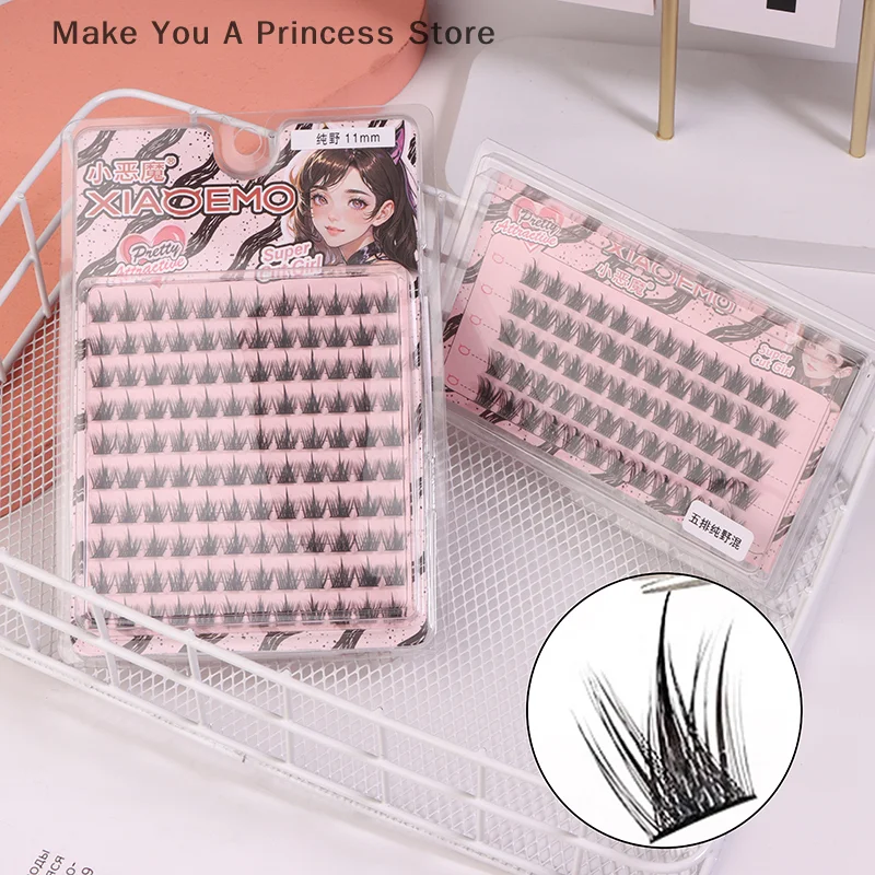 5/10 Rows Individual Eyelashes DIY Segmented Manga Natural Eyelash Clusters Lashes Extensions Soft False Eyelashes Korean Makeup