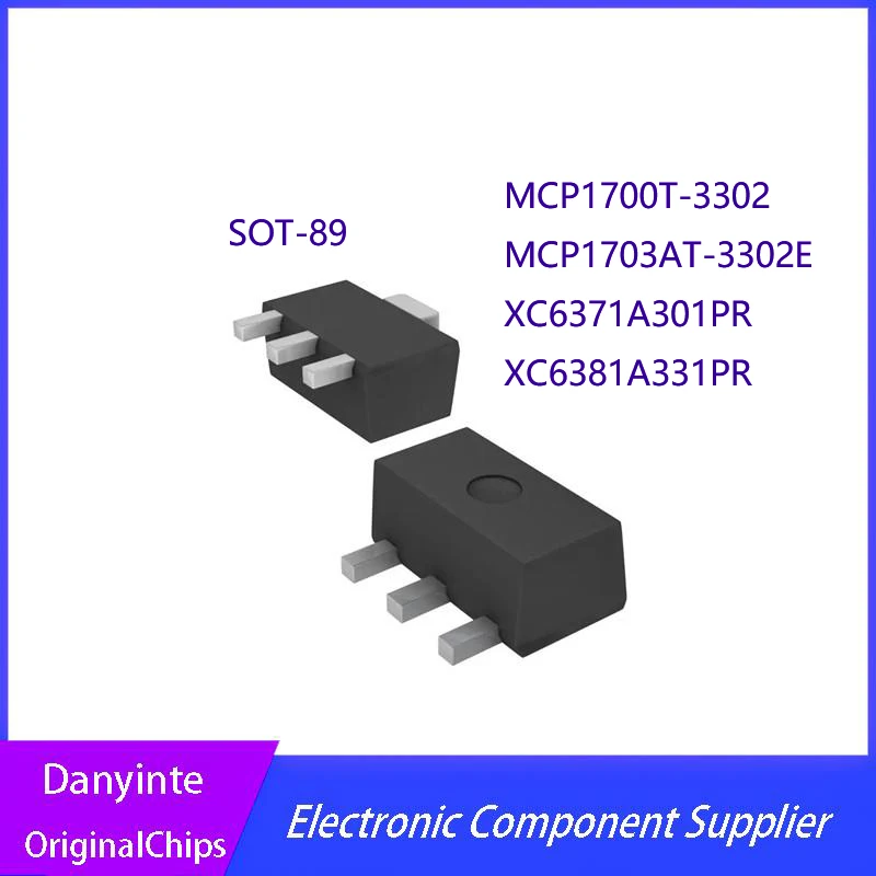 NEW  10PCS/LOT  XC6381A331PR  XC6371A301PR   MCP1700T-3302/MB MCP1700T-3302  MCP1703AT-3302E/MB MCP1703AT-3302E MCP1703   SOT-89