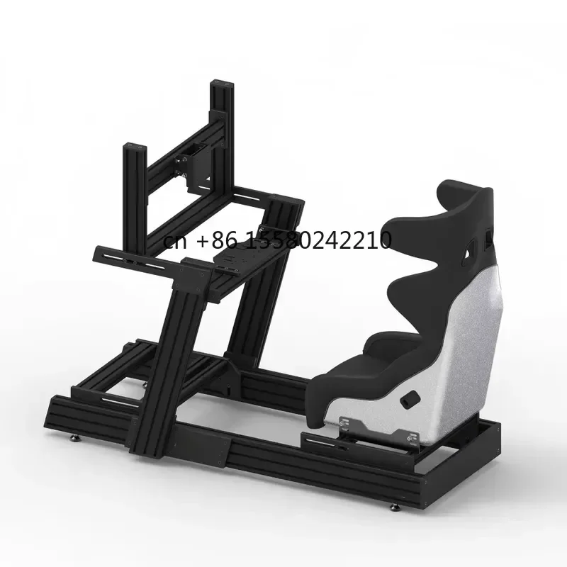for Racing Simulator Aluminum Frame Cockpit Support Direct Drive Base Hydraulic Pedal Force Feedback G force 4 axis