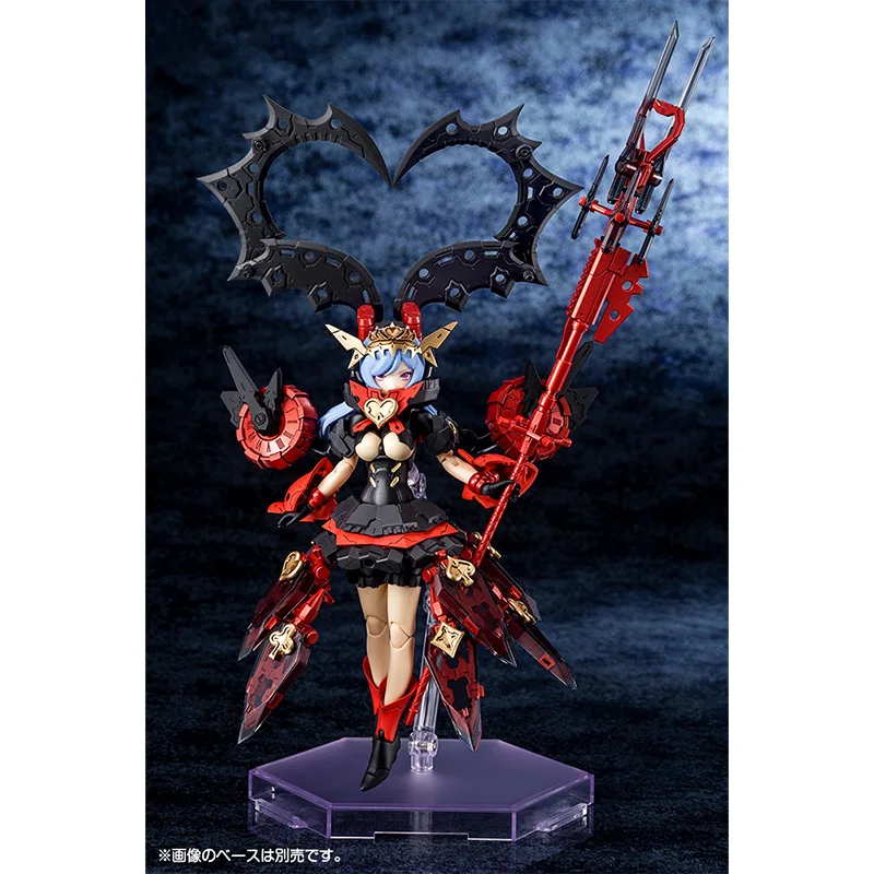 Original Kotobukiya Anime Action Figure MEGAMI DEVICE Chaos & Pretty QUEEN OF HEARTS Assembly Model Kit Gift for Children Kids