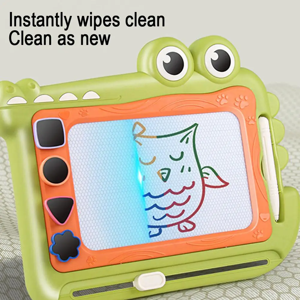 Magnetic Drawing Board for Kids Cartoon Design Multi-Functional Writing & Graffiti Toy with Puzzle Games