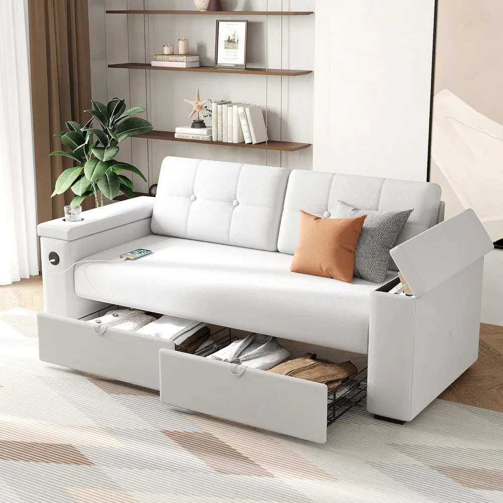 74 Inch Couch, 2 Se… - image