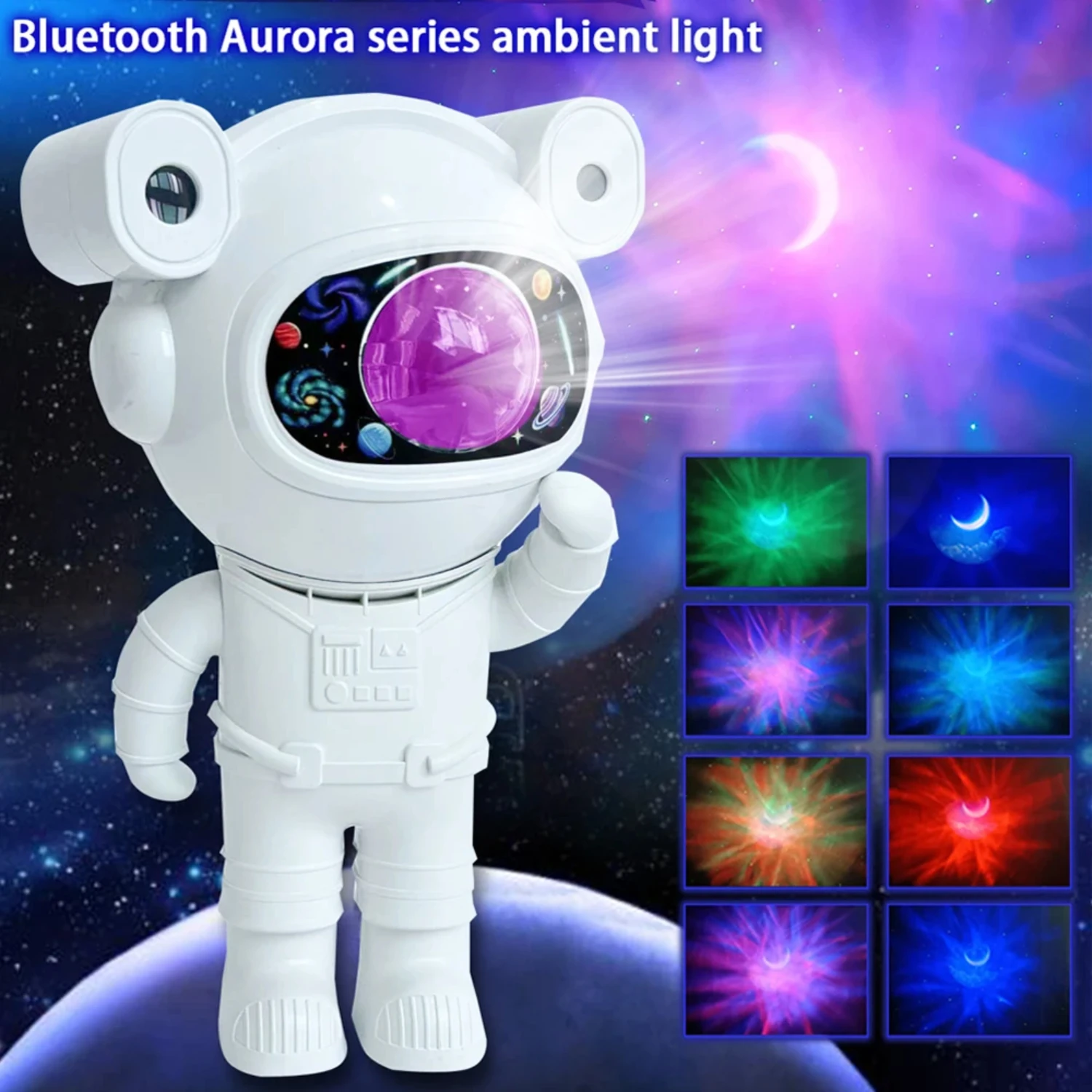 

New Astronaut Projector Starry Sky Stars Projector Night Light LED Nebula Lamp Bedroom Ceiling Room Decor Decorative