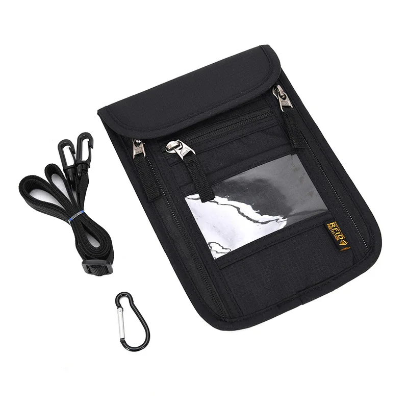 Multifunctional Passport Bag Ticket Holder Portable Overseas Carry-on Bag RFID Document Storage Bag Passport Travel Organizer