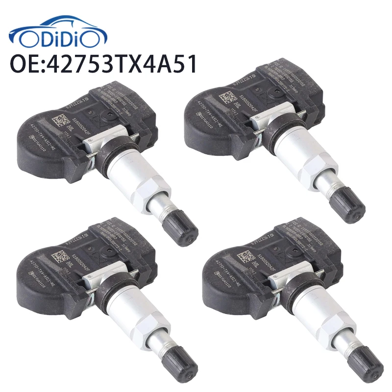 Датчик давления в шинах TPMS 42753TX4A51 315 МГц 42753-TX4-A51 42753-TX4-A512 42753-TL0-G53 для Acura RLX RDX MDX