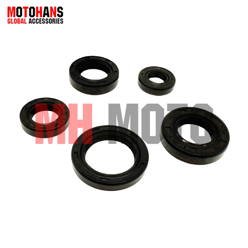 

OIL SEAL SET 5PCS/SET ACCESSORIES FOR BAJAJ BOXER CT100 PLATINO100 22*32*5.5 16*26*7 17*31*7 13*22*5.5 10*20*5