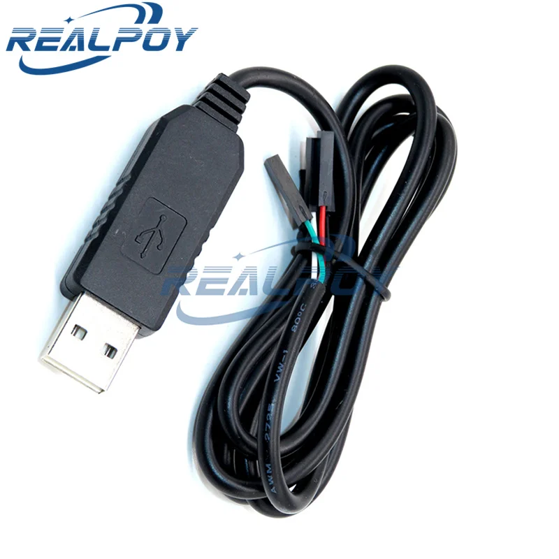 PL2303 PL2303HX Moduł kabla USB na UART TTL 4p 4-pinowy konwerter RS232 Obsługa linii szeregowej Linux Mac Win7 — zdjęcie 6