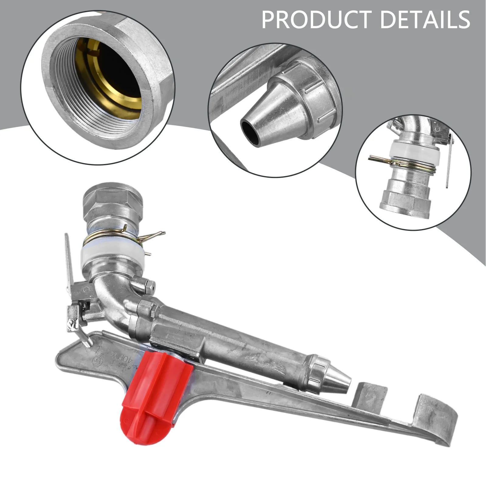 

Reliable 2 Inch Agriculture Sprinkler for Garden Watering Featuring For 360 Degree Coverage and Sturdy Zinc Alloy Build