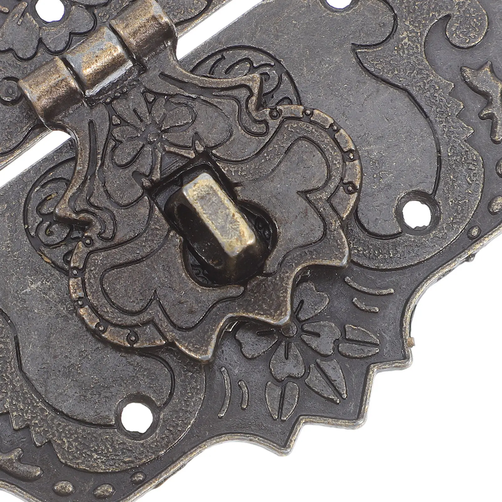 Packaging Box Metal Hardware Latch Style Secure Buckle Easy Install Vintage Clasp Hook for Jewelry Tool Small Box