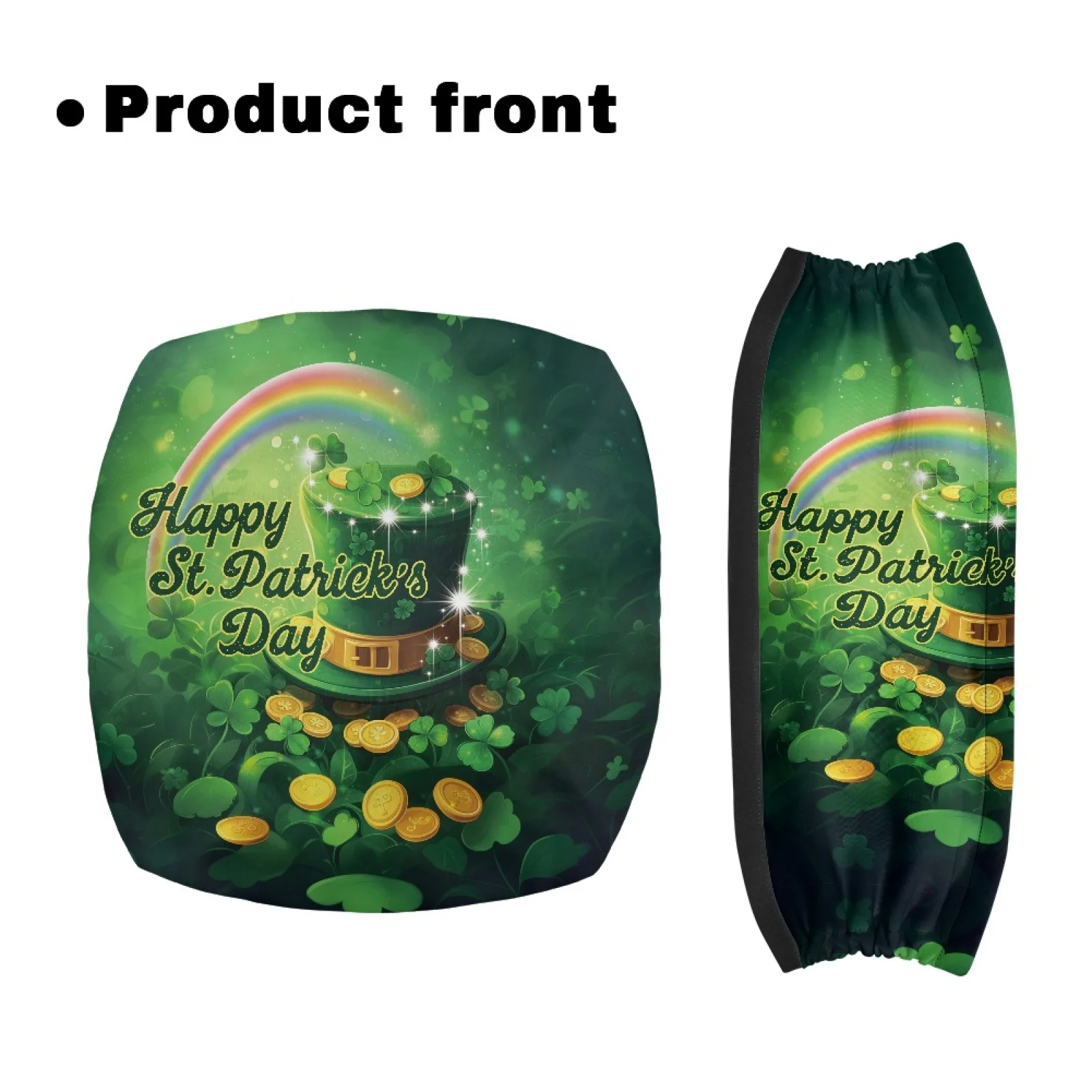 Coloranimal Walker Protection Quick Installation 2PCS Walker Accessories for Unisex for Street Scenes Lucky Hat Coin Pattern