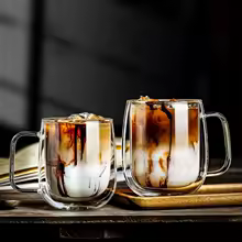 Tasse Double Paroi 'Cœur Glacé'