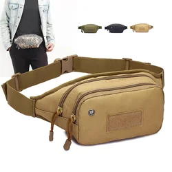 Men Fanny Waist Belt Hip Bum Bags Travel Hiking Outdoor Sports Anti-theft Military Nylon Assault Male Sling Chest Waist Pack Bag