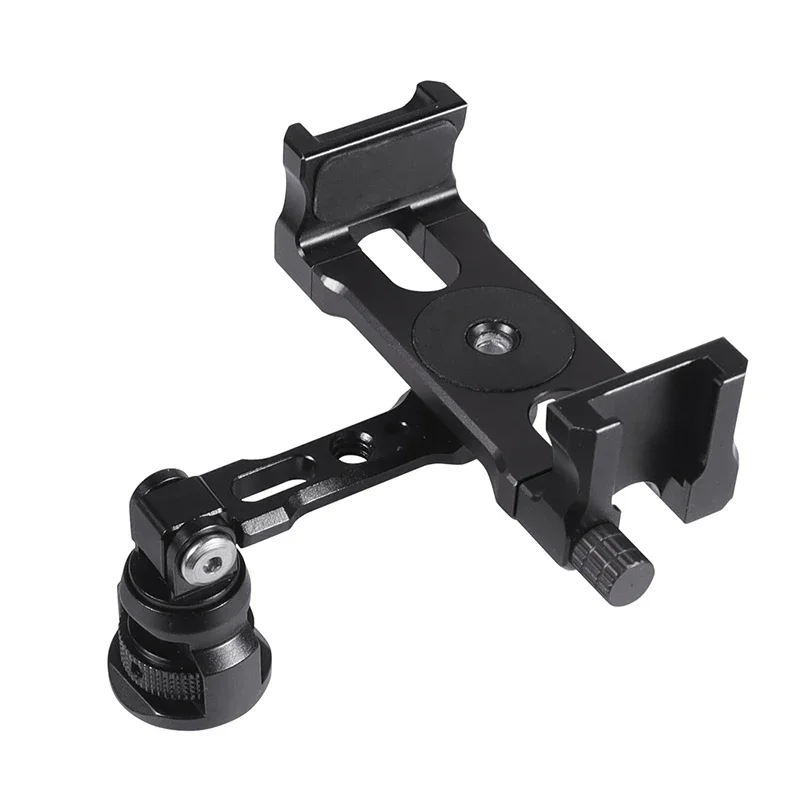 Powerwin NATO ที่ยึดปรับ360 ° ที่ยึดโทรศัพท์ฐานเสียบ1/4 "ตัวหนีบแนวตั้งสำหรับ DJI RS2 RSC2 RS3 Pro gimbals ขนาดเล็ก