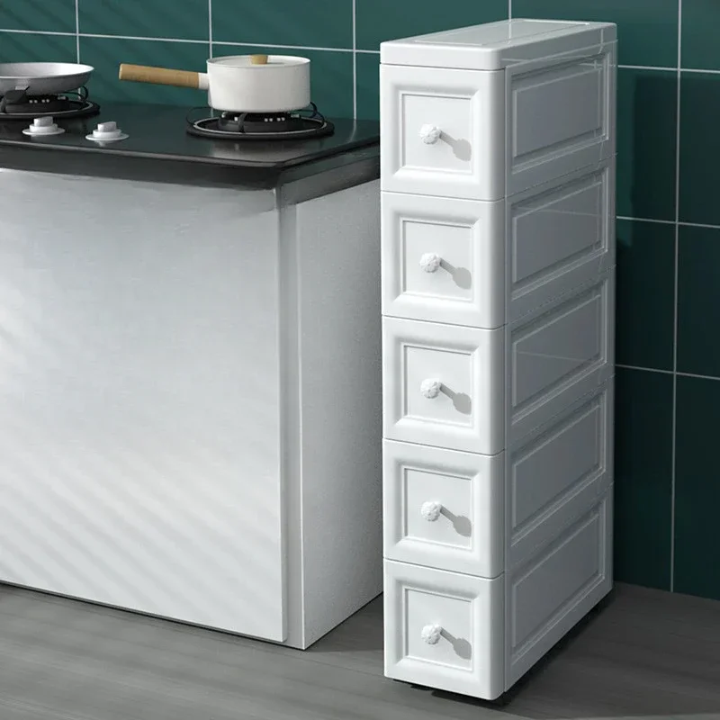 15/18Cm Drawer Gap Storage Cabinet Household Multilayer Kitchen Organizer Bathroom Drawer Organizers Diy Cabinet Storage Box