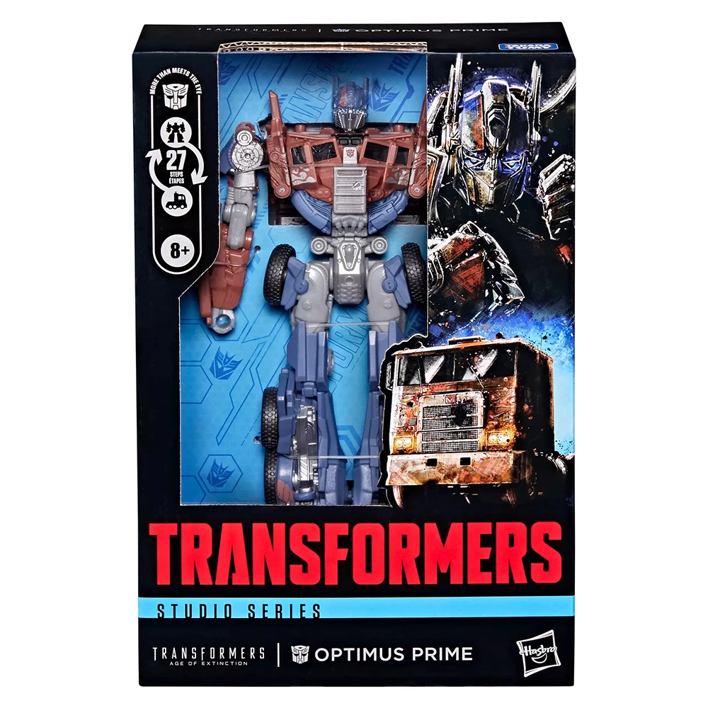 Original NEW Hasbro Transformers Studio Series Optimus Prime (Age of Extinction) 17cm Voyager Class Action Figure Model Toys view 2
