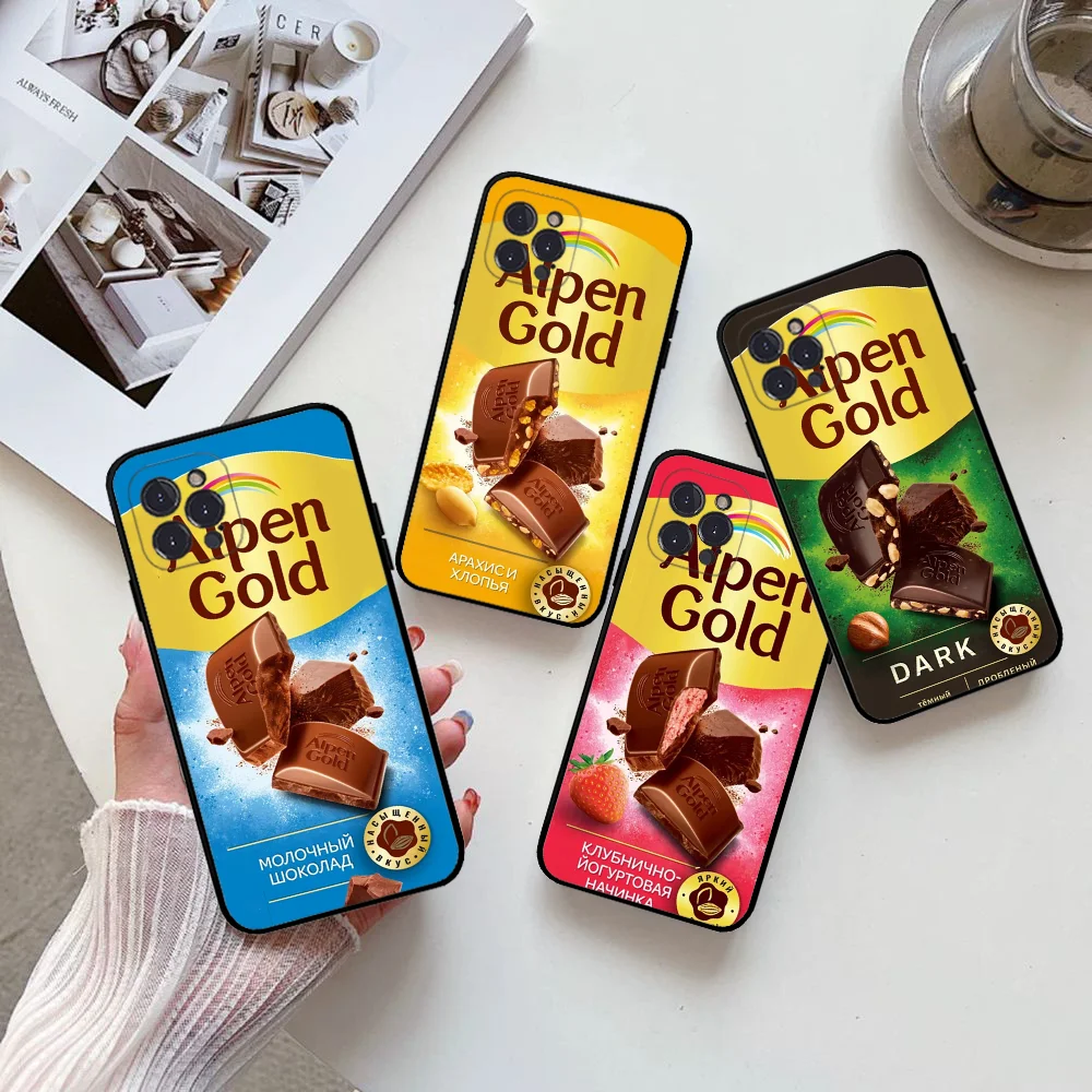 Chocolate Box Phone Case Silicone Soft For Iphone 16 15 14 13 12 11 Pro Mini XS MAX Plus X Cover