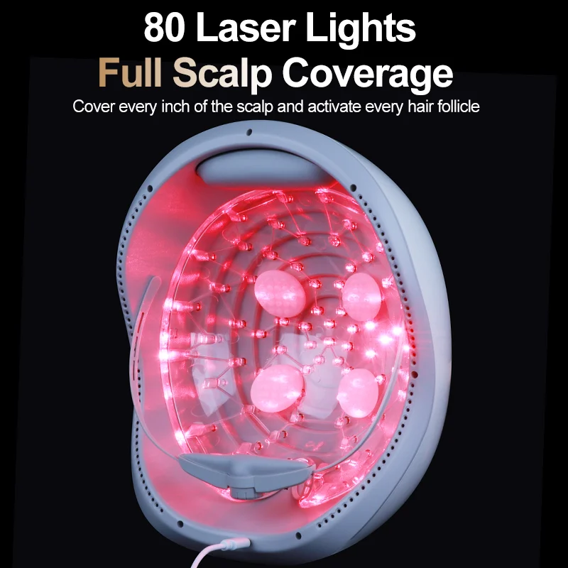 Hair Growth Cap Anti Hair Loss Hair Growth Laser Helmet Hat Hair Regrowth Light Therapy Device Hair Growth Treatment Hat Machine